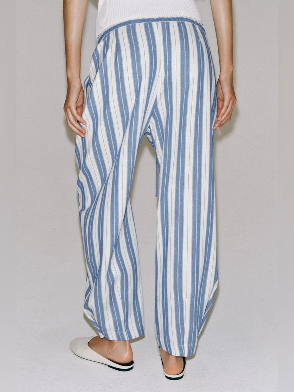 ZARA ZW COLLECTION STRIPED PANTS